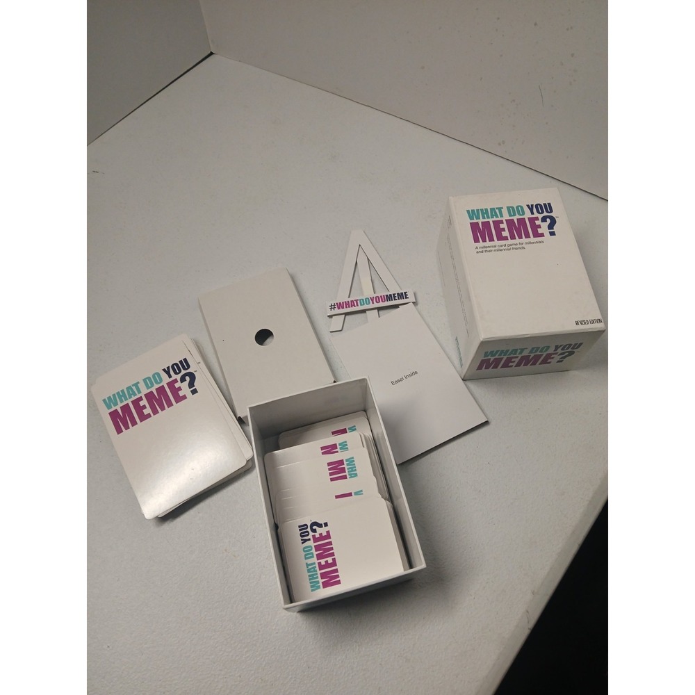 What Do You Meme? Core Game Adult Party Card Game Complete w/ Box & Easel
